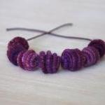 Handmade Brass-fiber Beads For Artisan Jewelry..