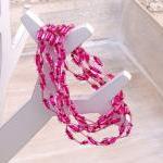 Cube Beads Yarn Bracelet